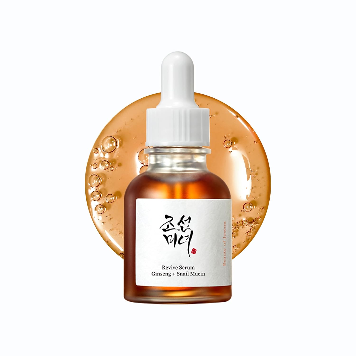 BEAUTY OF JOSEON revive snail mucin ginseng serum TEN GLOW 1 BEAUTY OF JOSEON – Revive Snail Mucin Ginseng Serum Hydrating Peptide Ser regenerant cu mucină de melc, ginseng și peptide – hidratare, fermitate și reparare profundă - imagine 1
