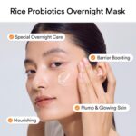 Abib - Rice Probiotics Overnight Mask – Mască de Noapte pentru Repararea Barierei Pielii - imagine 3
