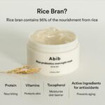 Abib - Rice Probiotics Overnight Mask – Mască de Noapte pentru Repararea Barierei Pielii - imagine 4