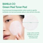 BANILA CO - Clean It Zero Green Peel Toner Pad – Exfoliere blândă, ten reechilibrat și luminos 70 buc - imagine 3