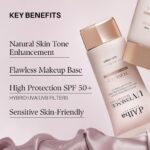 d’Alba Piedmont Waterfull Tone-Up Sunscreen Serum – SPF cu Efect Luminos, Hidratare și Protecție Avansată 50ml - imagine 4