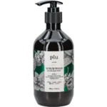 PLU - Gel de Duș Exfoliant Zmeură și Mentă – Piele Catifelată și Revigorată (500g)
