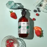 PLU - Gel de Duș Exfoliant Zmeură și Mentă – Piele Catifelată și Revigorată (500g) - imagine 3
